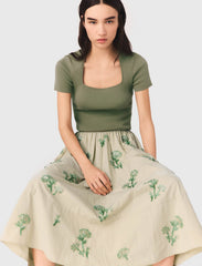 Maje Discount / Beaded technical skirt