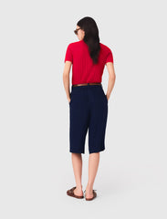Maje Shop / Linen-blend Bermuda shorts