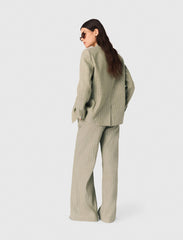 Maje Outlet / Linen-blend suit trousers