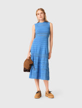 Maje Shop / Pointelle knit maxi dress