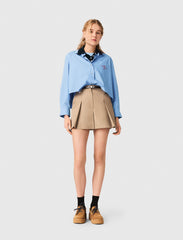 Maje Sale / Pleated cotton shorts