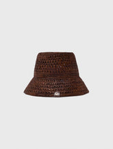 Maje New / Colourful natural raffia bucket hat