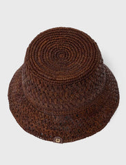 Maje New / Colourful natural raffia bucket hat