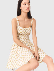 Maje Online / Short flared patterned dress