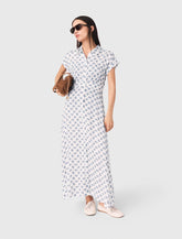 Maje Sale / Jacquard print maxi dress
