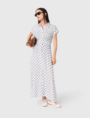 Maje Sale / Jacquard print maxi dress