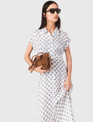 Maje Sale / Jacquard print maxi dress