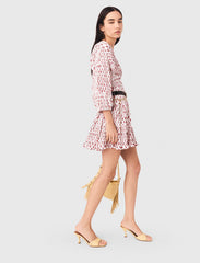 Maje On Sale / Patterned pleated dress