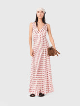 Maje Outlet / Patterned silk dress