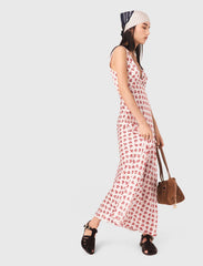 Maje Outlet / Patterned silk dress