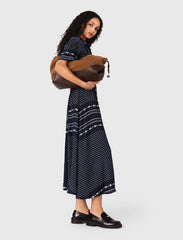 Maje Outlet / Flowy patterned maxi dress