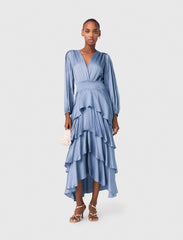 Maje New / Ruffled maxi dress