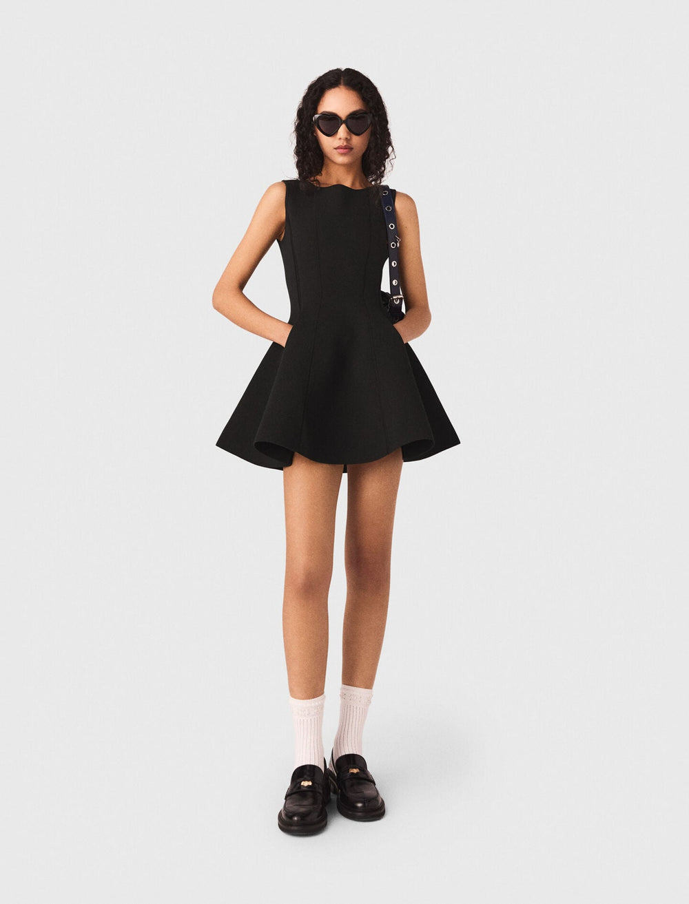 Maje On Sale / Skater dress with jewelled bows