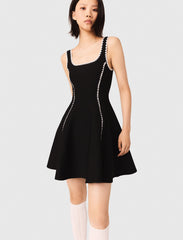 Maje Online / Short dress with topstitch details