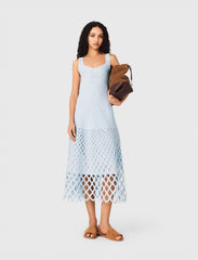Maje Shop / Crochet dress with removable lining