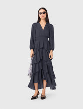 Maje Outlet / Ruffled maxi dress