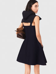 Maje New / Mini knitted babydoll dress