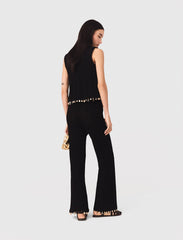 Maje Discount / Gold-embellished knit cardigan