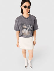 Maje New / Horse print T-shirt