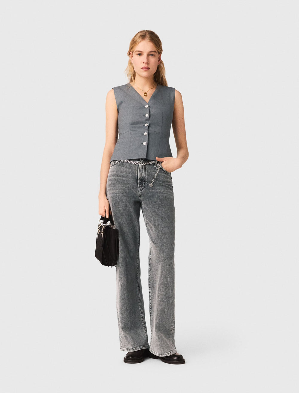 Maje Online / Jewel-button tailored vest