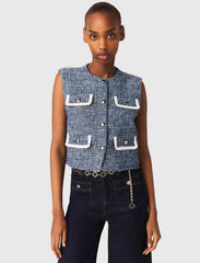 Maje Sale / Tweed vest