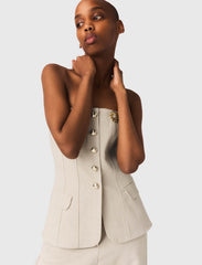 Maje On Sale / Tailored bustier top