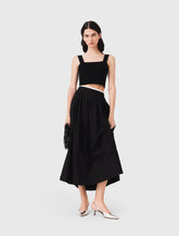 Maje New / Knitted crop top with straps