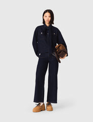 Maje Shop / Denim jacket with bow