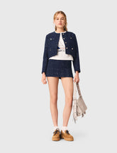 Maje On Sale / Embellished Cropped blazer