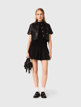 Maje Online / Cropped leather jacket