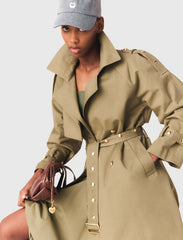 Maje Shop / Studded trench coat