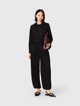 Maje Discount / Metallic harem trousers