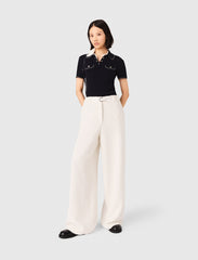 Maje Sale / Wide-leg tweed trousers