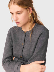 Maje Online / Cardigan with removable tie