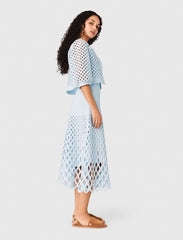 Maje Shop / Rhinestone crochet cardigan