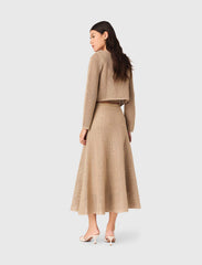 Maje Online / Rhinestone knit cardigan