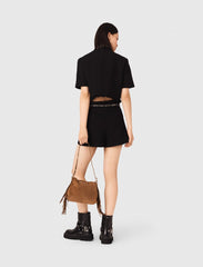 Maje New / Shiny tweed shorts