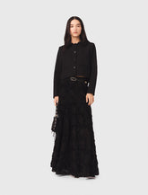 Maje New / Long embroidered skirt