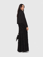 Maje New / Long embroidered skirt