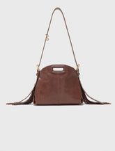 Maje Outlet / Miss M mini bag in vintage leather