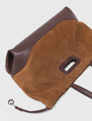 Maje New / Leather and suede Milpli tote bag