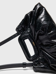 Maje Discount / Crackled leather Milpli mini Clutch
