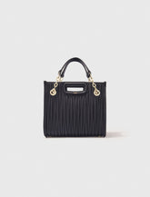 Maje Online / Mini quilted leather tote bag