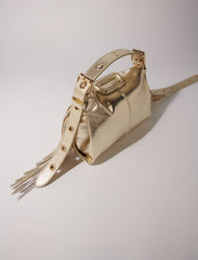 Maje On Sale / Metallic leather Miss M mini bag