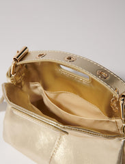Maje On Sale / Metallic leather Miss M mini bag
