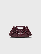 Maje Outlet / Crackled leather Milpli mini Clutch