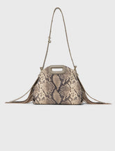 Maje Discount / Python-embossed Miss M mini bag