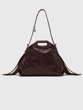 Maje Online / Crackled leather Miss M bag