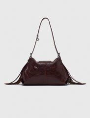 Maje Online / Crackled leather Miss M bag