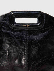 Maje Shop / Miss M mini cracked leather bag